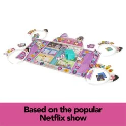 SpinMaster Gabby’s Dollhouse Meow-Mazing Board Game Based On The DreamWorks Netflix Show With 4 Kitty Headbands -SpinMaster al68kqufbvtqfzurxl7l