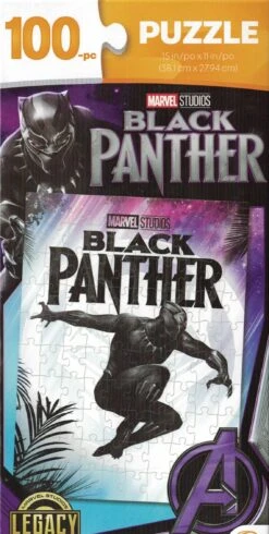 SpinMaster Black Panther Jigsaw Puzzle - 100 Piece