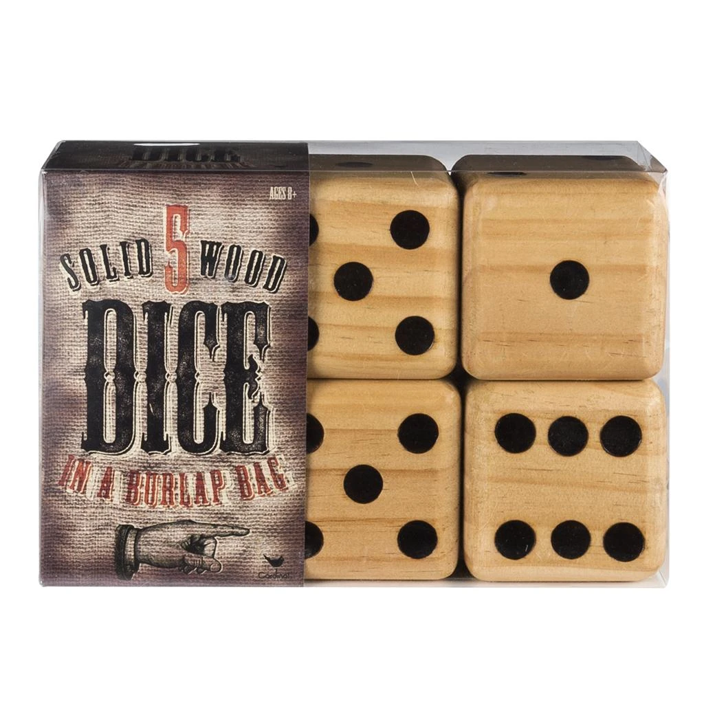 SpinMaster Giant Wooden Dice Set