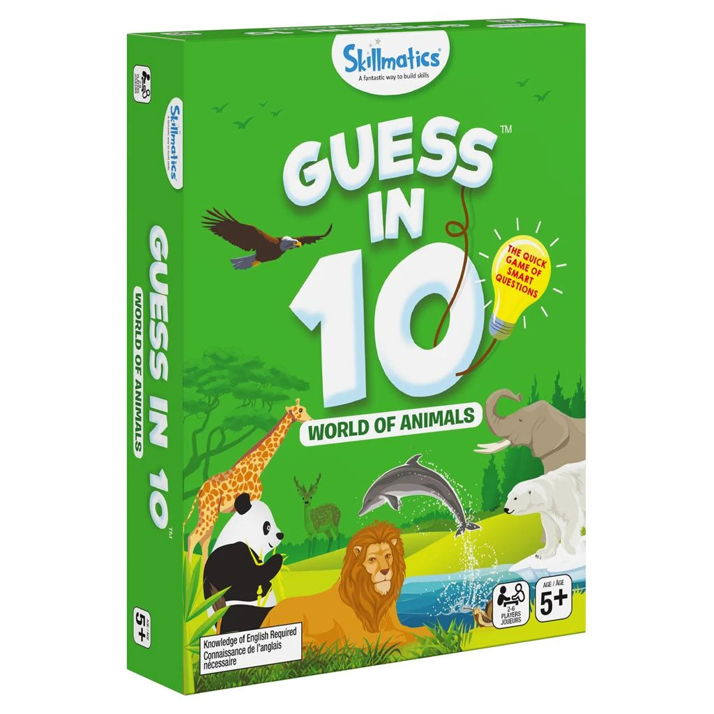 SpinMaster Skillmatics Guess In 10 World Of Animals Edition 3 SpinMaster Skillmatics Guess In 10 World Of Animals Edition