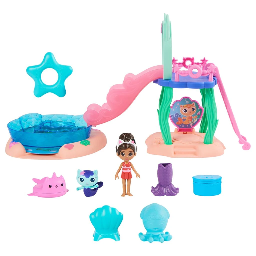 SpinMaster Gabby's Dollhouse Purr-ific Pool Play Set 4 SpinMaster Gabby's Dollhouse Purr-ific Pool Play Set - Image 2