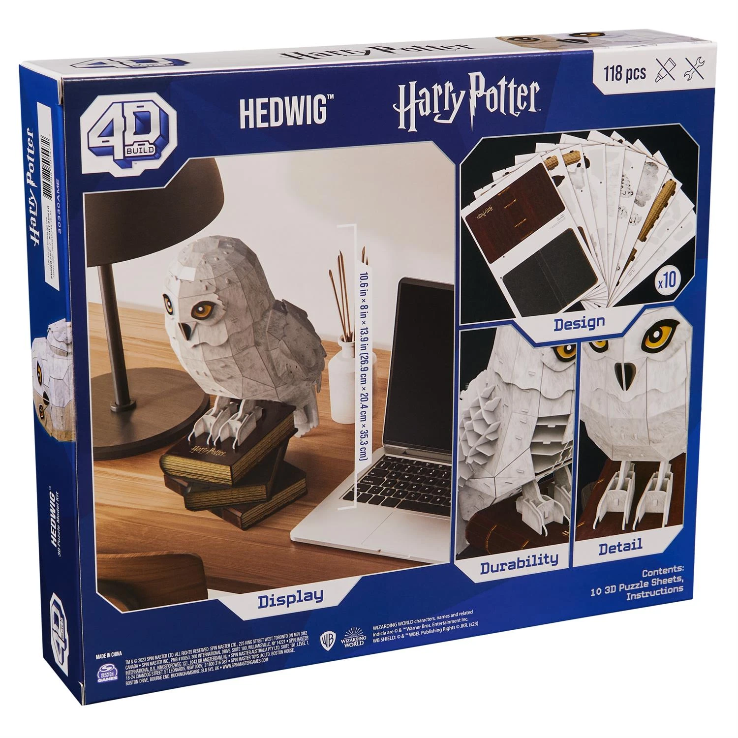 SpinMaster 4D Build Harry Potter Hedwig 4 SpinMaster 4D Build Harry Potter Hedwig - Image 2