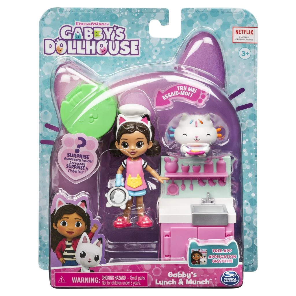 SpinMaster Gabby's Dollhouse Lunch And Munch Set 3 SpinMaster Gabby's Dollhouse Lunch And Munch Set