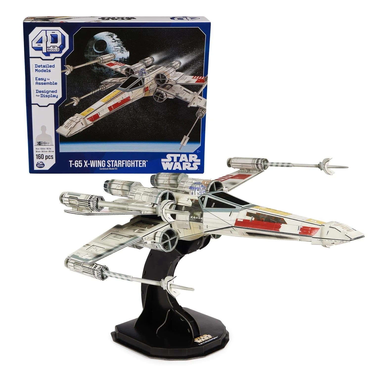 SpinMaster 4D Build Star Wars T-65 Wing Star Fighter