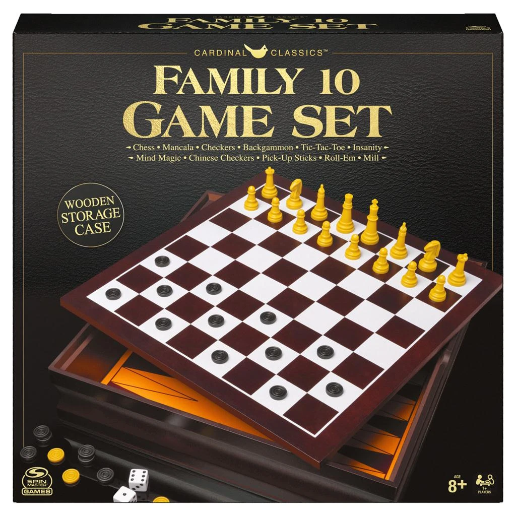SpinMaster Family 10 Game Set 3 SpinMaster Family 10 Game Set
