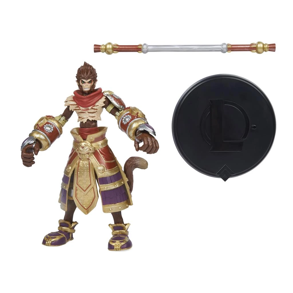 SpinMaster League Of Legends Figurine - Wukong The Monkey King 5 SpinMaster League Of Legends Figurine - Wukong The Monkey King - Image 3