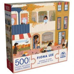 SpinMaster Fiona Lee Cozy Weekday In Town - 500 Piece Puzzle